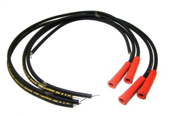 Cable De Bujía Jgo. Cables Bujias Univ. 6c Silicona 7mm