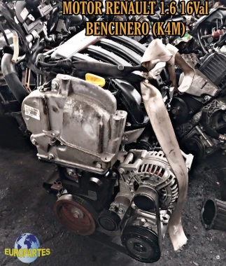 Motor para renault megane 1997 2010 1.6 16v k4m bencinero Motor para renault megane 1997 2010 1.6 16v k4m bencinero