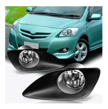 Kit Neblineros Toyota Yaris Sedan 2006 2013 Bisel Negro Kit Neblineros Toyota Yaris Sedan 2006 2013 Bisel Negro