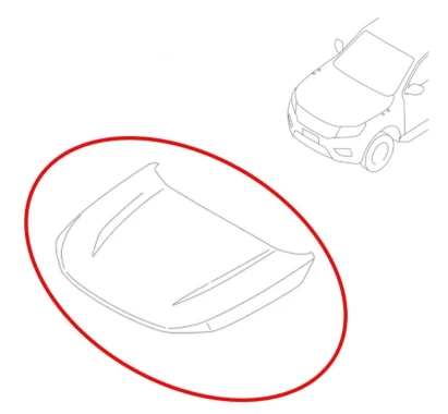 Capot Para NISSAN NP300 2020-2023 2.3 - Capot | ClickRepuestos