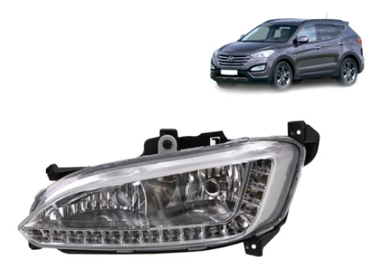 Neblinero Izquierdo Para Hyundai Santa Fe 2013 2019