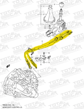 Piola Selectora De Cambio Para SUZUKI SX4 2007-2016 2.0 J20A RW420 Piola Selectora De Cambio Para SUZUKI SX4 2007-2016 2.0 J20A RW420