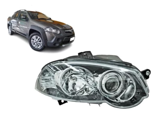 Optico Derecho Para Fiat Strada 2015 2017