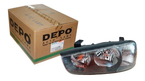 Optico Izquierdo Hyundai Elantra 2001 2006 Fondo Oscuro