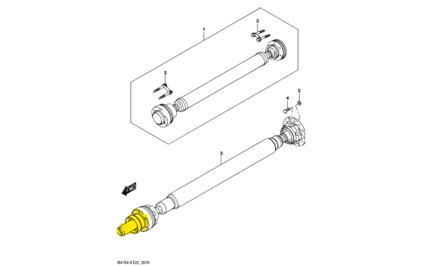 Flanche cardan para suzuki grand vitara 2.4 original - Flanches Cardan | ClickRepuestos