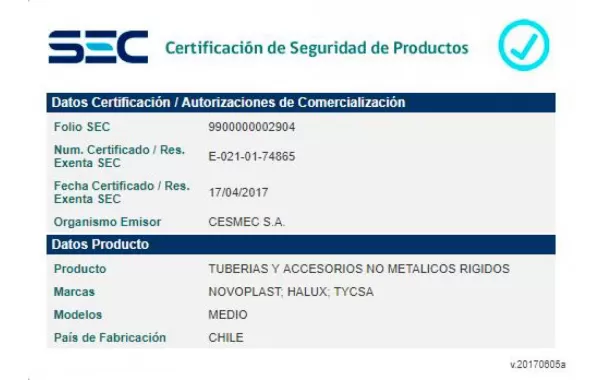 Tuberia Conduit Pvc 20mm (1/2plg) X 3 M
