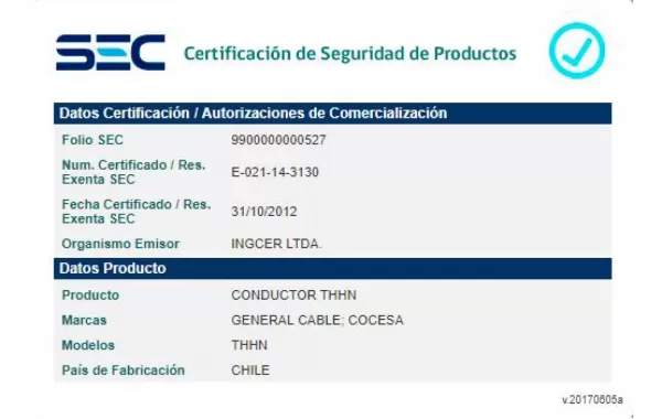 Cable Thhn 14 Awg Blanco