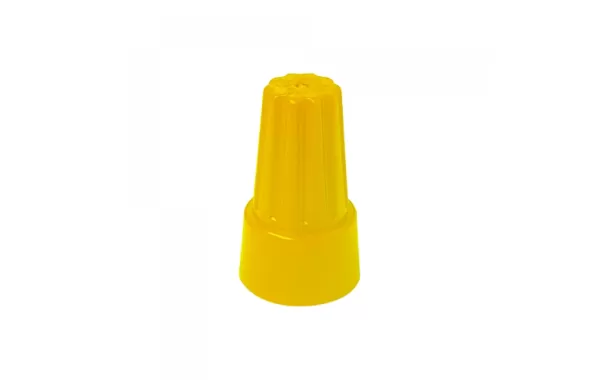 Conector Plastico Conico Nro 33 Amarillo