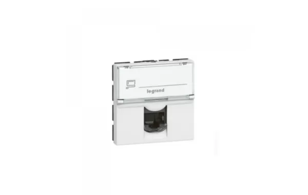 Toma Rj45 2 Modulo Categoria 6 Brindado Legrand Ref : 76576