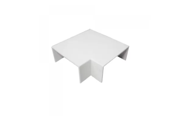 Angulo Plano Bandeja Plastica 40x16 Mm Blanco
