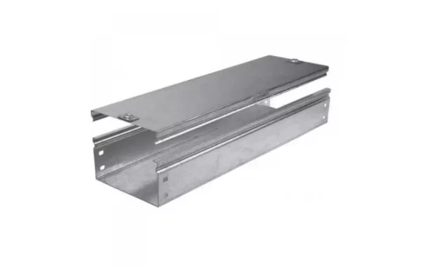 Bandeja Lisa Zincada 100x50mmx3m Con Tapa