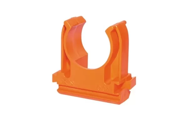 Abrazadera Plasticas Enlazable 20mm Color Naranja