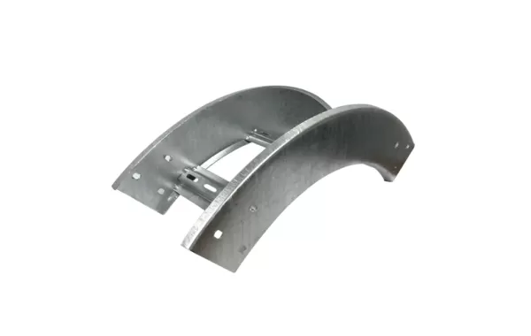 Curva Escalerilla Vertical Exterior Galvanizada 200x100mm