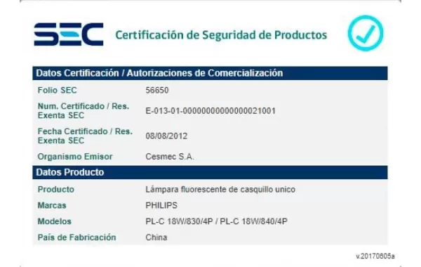 Ampolleta De Ahorro Plc 4 Pines 18watts
