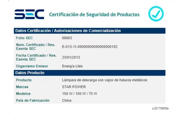 Ampolleta Tubular Haluro Metal E-27 150w Westinghouse