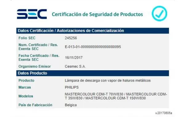 Ampolleta Haluro G12 70watts