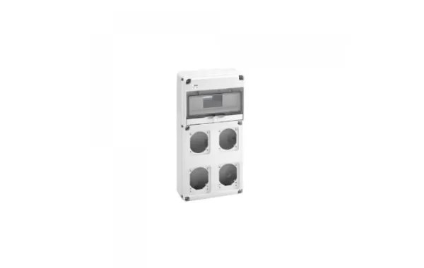 Tablero De Faena Q-din 10m 4 Bases Gewiss Ref Gw68003n