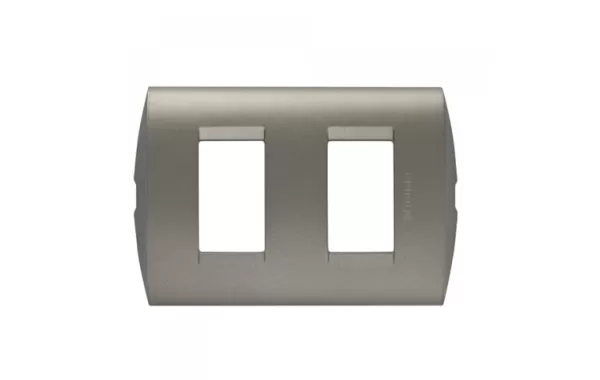 Placa 2 Modulos Style Terra - Bticino Ref Ae5s2eti