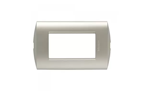 Placa 3 Modulos Modus Style Perla - Bticino Ref Ae5s3ena