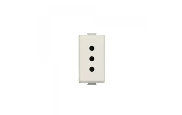 Enchufe Matix 2p + T Marfil 10a 250v Bticino Ref A5113