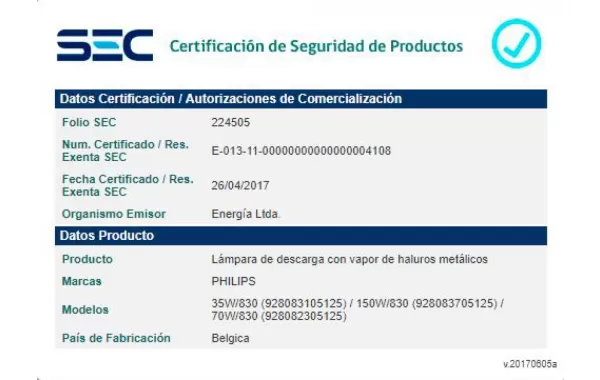 Ampolleta Haluro G12 35w Master 830 Cdmt Philips