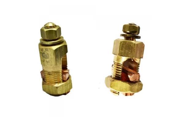 Conector Bronce Perno Partido C/espiga 4awg
