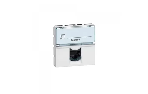 Toma Rj45 2 Modulo Categoria 6 Legrand Ref 076564