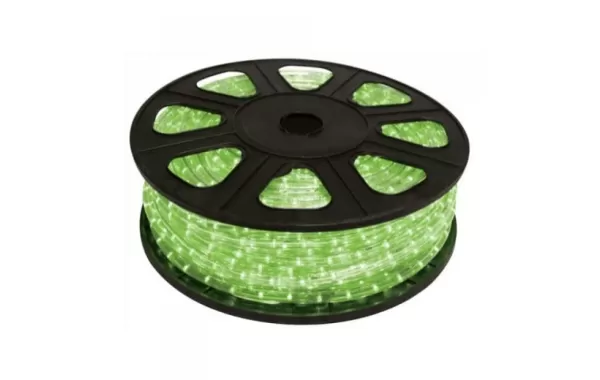Cinta Led Exterior 14,4w Ip65 72 Led X Metro Rollo 100 Mts Luz Verde