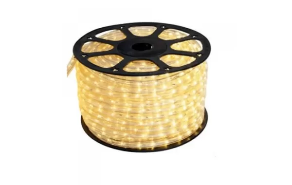 Cinta Led Exterior 14,4w Ip65 72 Led X Metro Rollo 100 Mts Luz Calida