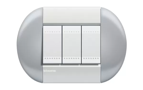 Placa Eliptica 3 Mod. Terminacion Sky Bticino Cod Ref Lnb4803ts