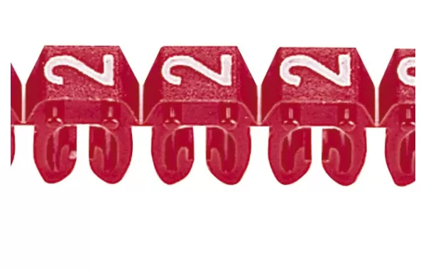 Cab3 4-6 Mm2 Numero 2 Rojo - Legrand Ref 038232