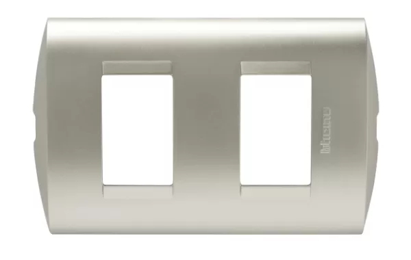 Placa 2 Modulos Modus Style Perla Bticino Ref Ae5s2ena