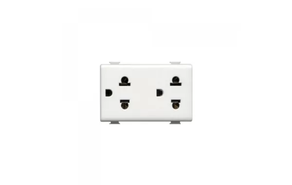 Toma De Corriente Euroamericana 2p 1 Mod. Matix Bticino Am5025d