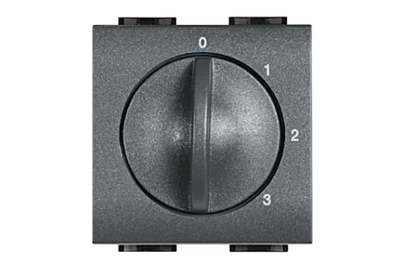 Conmutador P/ Aire Acond. Vent. 250v - Marfil Bticino Ref L4016