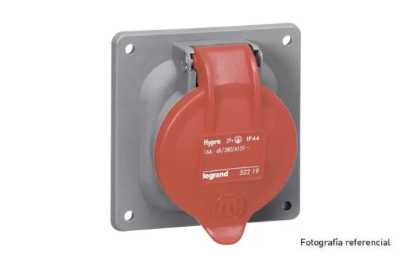 Hyp/toma Emb 3p+t 380/32a Ip44 Legrand Cod Ref 052919