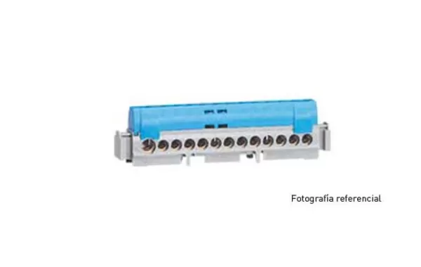 Regleta Azul Neutro 12 Entrada Legrand Ref 004844