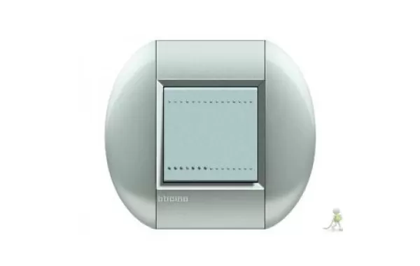 Placa 2p Tech Eliptica Bticino Cod Ref Lnb4802te