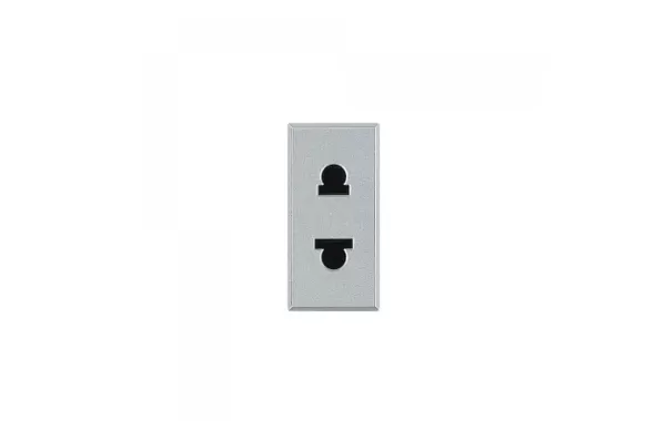 Toma De Corriente Std.euroamericano 1 Mod - Claro Bticino Ref Hc4125s