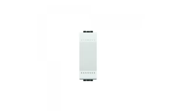 Interruptor Basculante 16a 250v 2 Modulos - Blanco Bticino Ref Hd4051m2