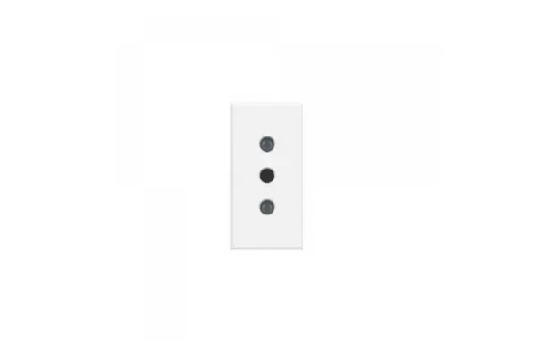 Toma 2p+t 10a 250v C/ Alv. Protegidos - Blanco Bticino Ref Hd4113