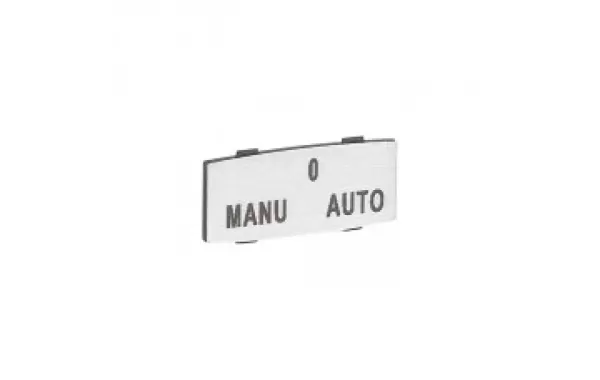 Etiqueta Manu-o-auto Legrand Ref 024344