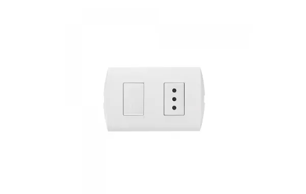 Interruptor Enchufe Modus Style Blanco 9/12 Bticino Ref Ae2203eb