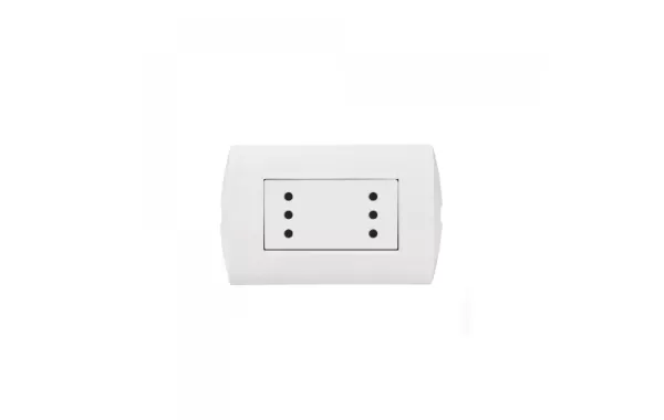 Toma Doble 10a Blanca Armada Bticino Cod Ref Ae2113e2b