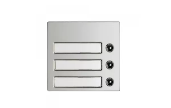 Mod Frontal 3 Pulsadores Alum Bticino Ref 332231