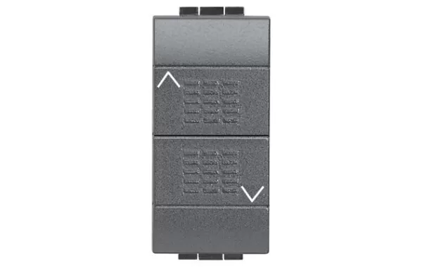 Pulsador Doble Na+na C/ Interbloqueo 10a 250v Bticino Ref L4037