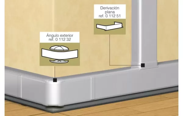 Deriv T En Aluminio 105x50 Legrand Ref 011251