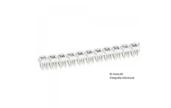 Cab3 Num. Del 41 Al 60 0,5-1,5 Mm2 - Legrand Ref 038152