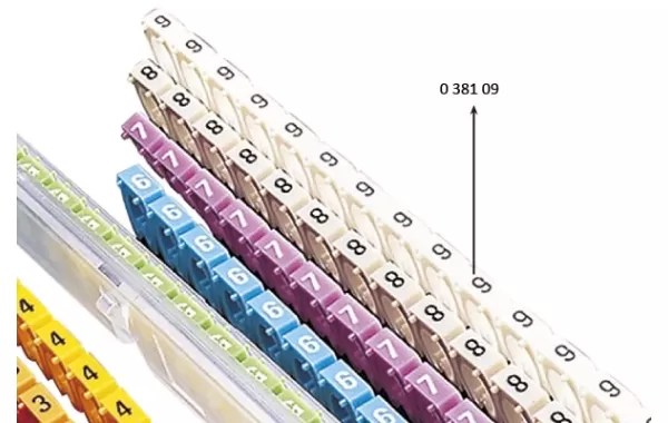 Cab Numero 9 Blanco 0.15-0.5mm2 - Legrand Ref 038109