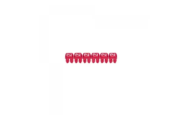 Cab Numero 2 Rojo 0.15-0.5mm2 - Legrand Ref 038102