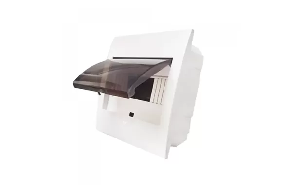 Tablero Plastico Embutido 8 Circuitos P/transparente-forceman